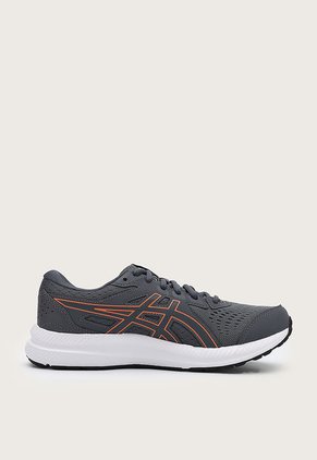 Tenis Running Gris Oscuro-Naranja asics Gel-Contend 8