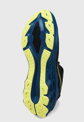 Tenis Running Negro-Amarillo-Azul asics Novablast 2
