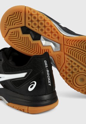Tenis Volleyball Negro-Blanco asics Gel-Rocket 9