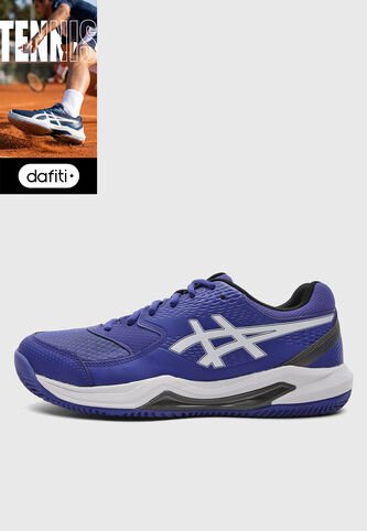 Tenis asics Dedicate 8 Clay Azul Asics