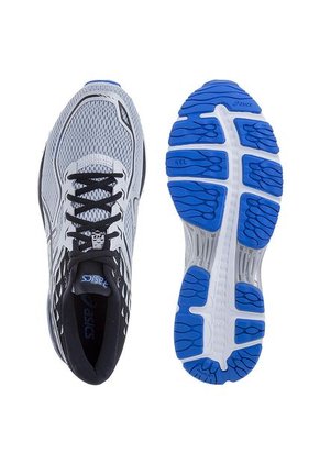 Running Plateado-Gris-Negro-Azul asics Gel-Cumulus 19