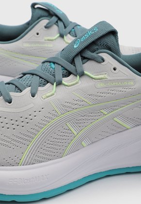 Tenis Running asics Gel - Cumulus 28 Gris Claro