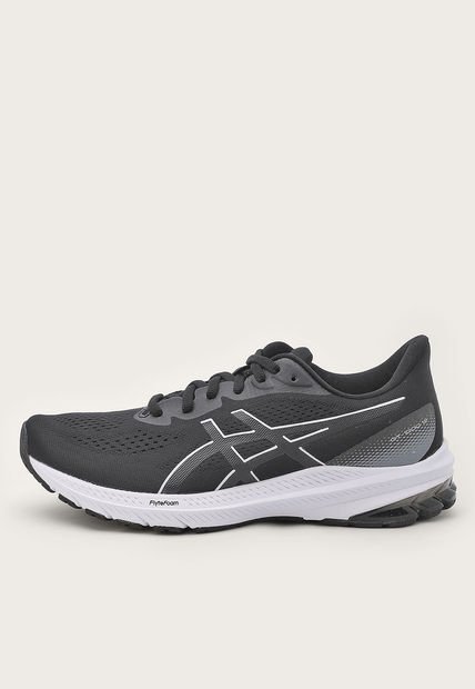 Tenis Running Negro-Blanco asics GT-1000 12