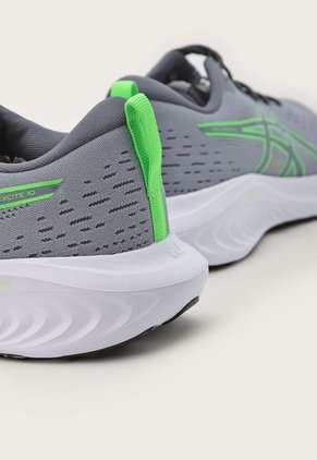 Tenis Running Gris-Verde Neón asics Gel-Excite 10