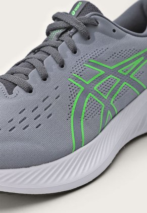 Tenis Running Gris-Verde Neón asics Gel-Excite 10