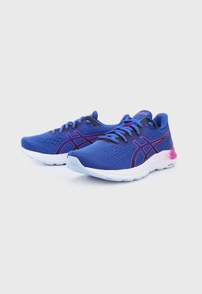 Tenis Running Azul-Blanco-Rosa asics Gel Excite 8