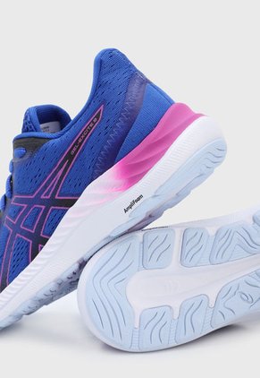 Tenis Running Azul-Blanco-Rosa asics Gel Excite 8