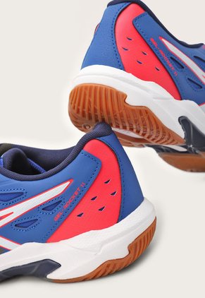 Tenis Volleyball Azul Royal-Blanco-Magenta asics Gel-Rocket 11