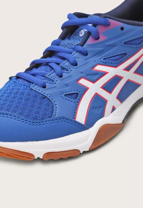 Tenis Volleyball Azul Royal-Blanco-Magenta asics Gel-Rocket 11