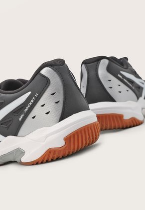 Tenis Volleyball Negro-Plateado asics Gel-Rocket 11