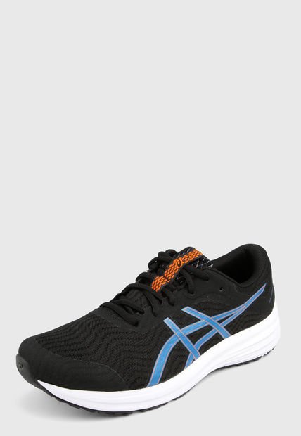 Tenis Running Negro-Azul-Blanco asics Patriot 12