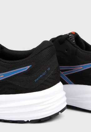 Tenis Running Negro-Azul-Blanco asics Patriot 12
