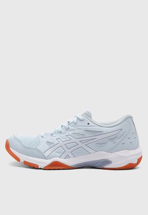 Tenis Voleibol Celeste Claro-Naranja asics GEL-Rocket 11