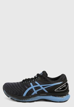 Tenis Running Negro-Azul asics Gel Nimbus 20