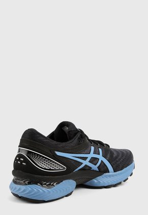 Tenis Running Negro-Azul asics Gel Nimbus 20