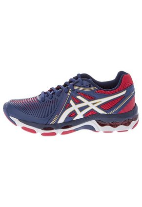 Tenis Azul Navy-Rojo-Blanco asics GEL-NETBURBER BALLISTIC
