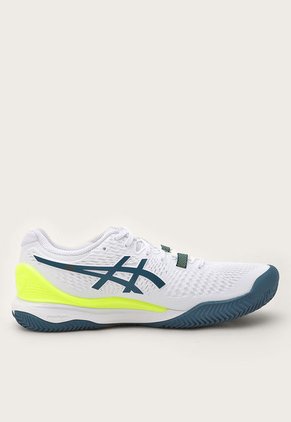 Tenis para Tennis Borgoña-Blanco-Negro asics GEL-Resolution 9 Clay