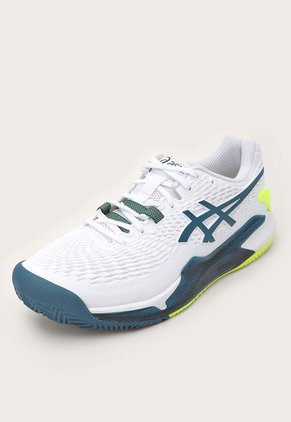 Tenis para Tennis Borgoña-Blanco-Negro asics GEL-Resolution 9 Clay