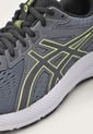 Tenis Running Gris Oscuro-Amarillo-Negro asics Gel-Contend 8 de Asics