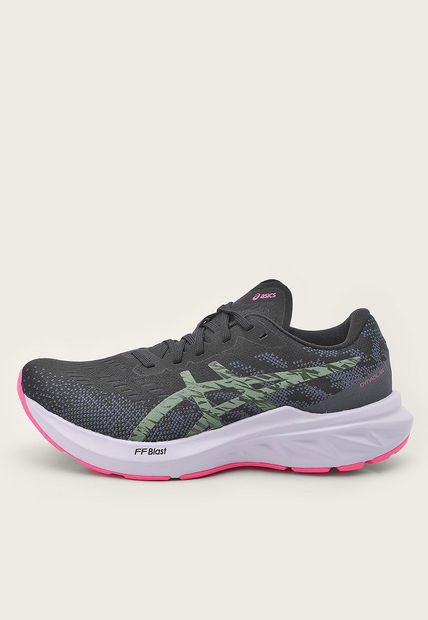 Tenis Running Negro-Verde Neón asics Dynablast 3
