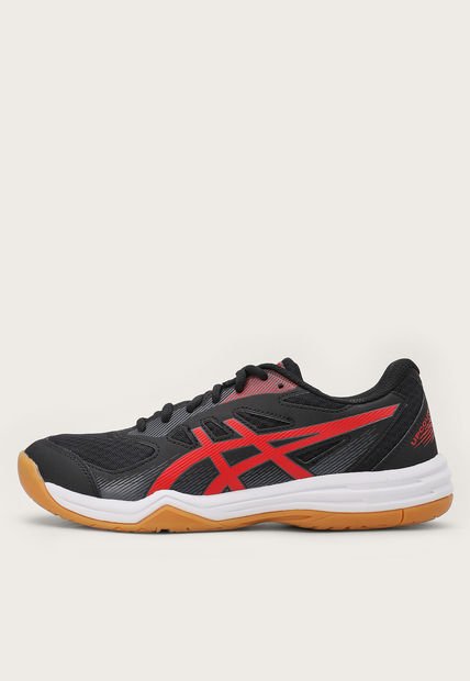 Tenis Volleyball Negro-Rojo-Blanco asics Upcourt 5