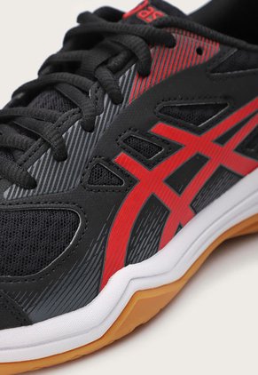 Tenis Volleyball Negro-Rojo-Blanco asics Upcourt 5