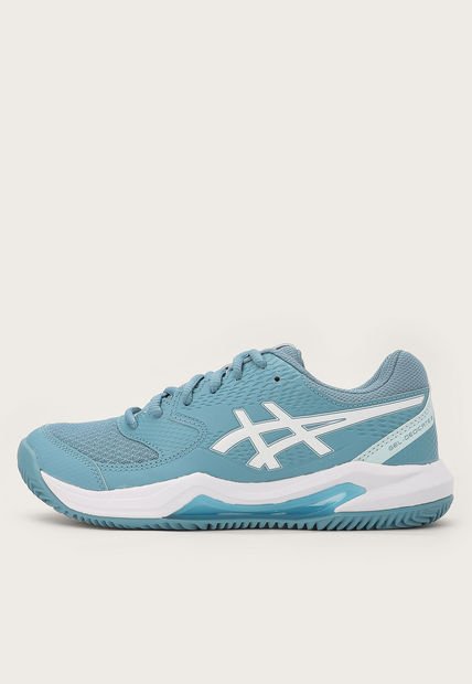 Tenis para Tennis Celeste-Blanco asics GEL-Dedicate 8 Clay