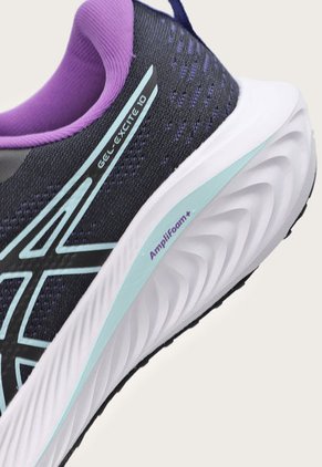 Tenis Running Negro-Aguamarina-Violeta asics Gel-Excite 10