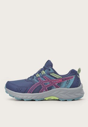 Trail Running Azul Índigo-Fucsia-Verde asics Gel-Venture 9