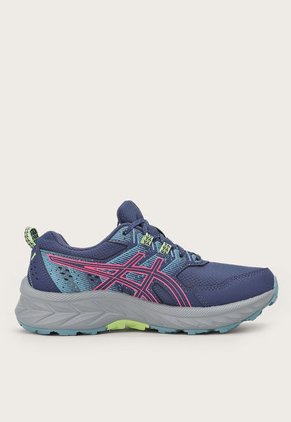 Trail Running Azul Índigo-Fucsia-Verde asics Gel-Venture 9