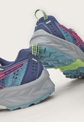 Trail Running Azul Índigo-Fucsia-Verde asics Gel-Venture 9