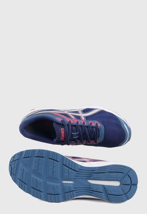 Tenis Running Azul-Fucsia-Blanco asics GEL-Sileo