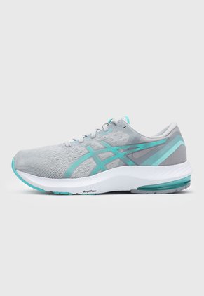 Tenis Running Gris-Blanco-Turquesa asics Gel Pulse 13