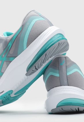 Tenis Running Gris-Blanco-Turquesa asics Gel Pulse 13