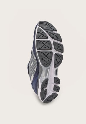 Tenis Lifestyle Blanco-Azul Navy-Plateado asics Gel-NYC