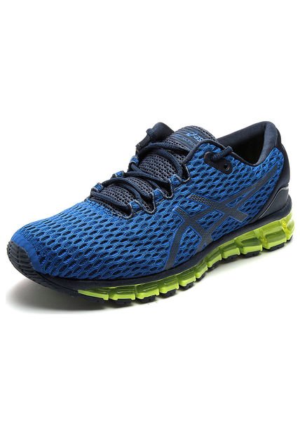 Tenis Running Azul-Verde Neón asics Quantum 360 Shift