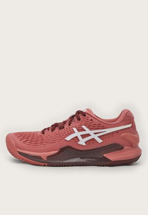 Tenis para Tennis Palo Rosa-Blanco asics GEL-Resolution 9 Clay