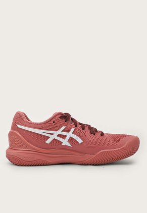 Tenis para Tennis Palo Rosa-Blanco asics GEL-Resolution 9 Clay
