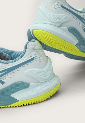 Tenis para Tennis Celeste-Amarillo Neón asics GEL-Resolution 9 Clay