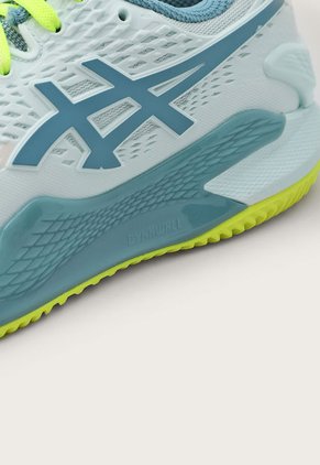 Tenis para Tennis Celeste-Amarillo Neón asics GEL-Resolution 9 Clay