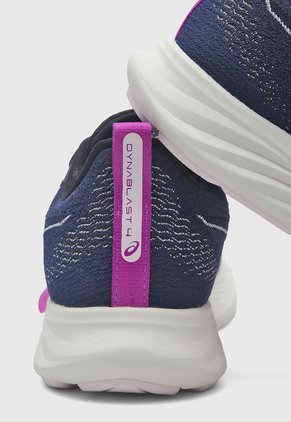 Tenis Running Negro-Violeta-Blanco asics Dynablast 4