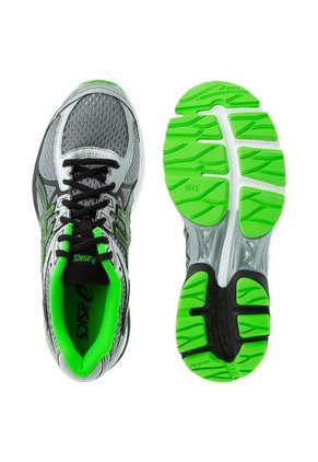 Running Gris-Verde Neón asics Gel-Flux 3