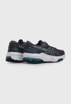 Tenis Running Gris-Blanco-Verde asics Gel Kimera