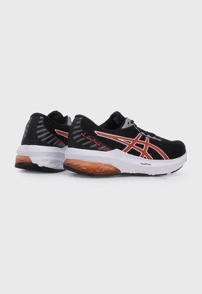 Tenis Running Negro-Naranja-Blanco asics Gel Spectrum