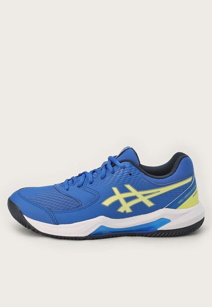 Tenis para Tennis Azul-Verde Lima asics GEL-Dedicate 8