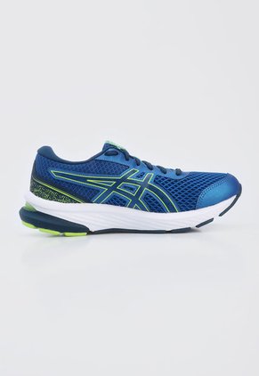 Tenis Running Azul-Verde Neón asics Gel-Shogun 4