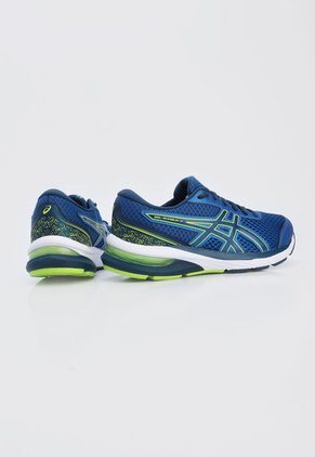 Tenis Running Azul-Verde Neón asics Gel-Shogun 4