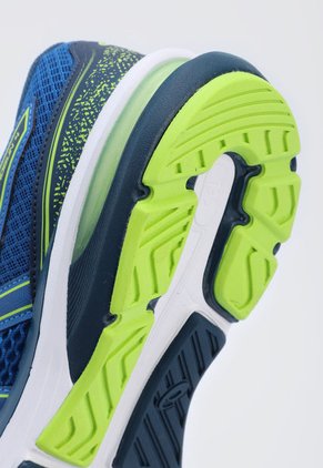 Tenis Running Azul-Verde Neón asics Gel-Shogun 4