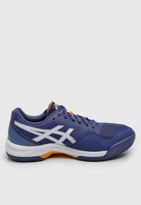 Tenis Padel Azul Índigo-Blanco-Mostaza asics Gel-Padel Pro 5