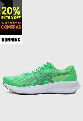 Tenis asics Patriot 14 Verde Neón